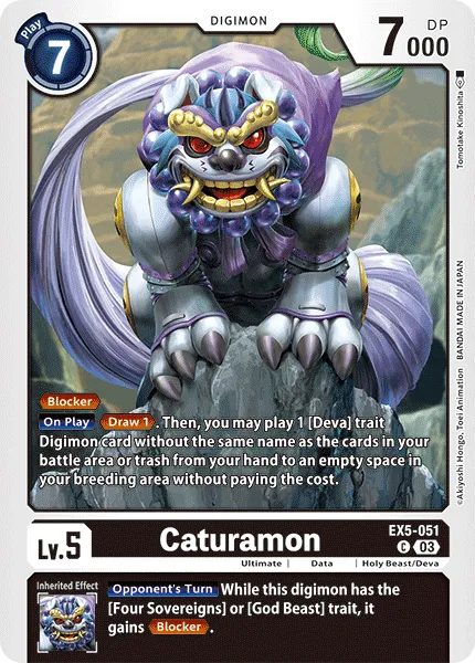 Caturamon (EX5-051) card