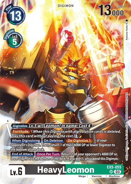 HeavyLeomon (EX5-055) card