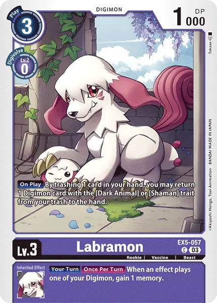 Labramon (EX5-057) card