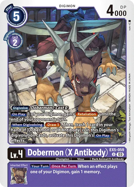 Dobermon (X Antibody) (EX5-059) card