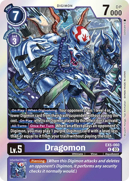 Dragomon (EX5-060) card