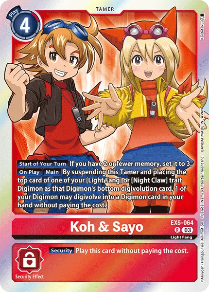 Koh & Sayo (EX5-064) card