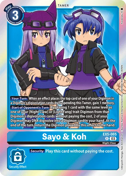Sayo & Koh (EX5-065) card