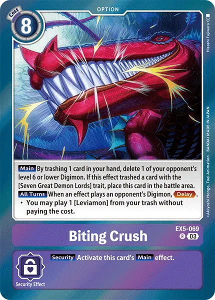 Biting Crush (EX5-069) card