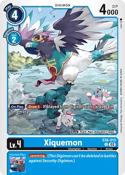 Xiquemon (EX6-013) card