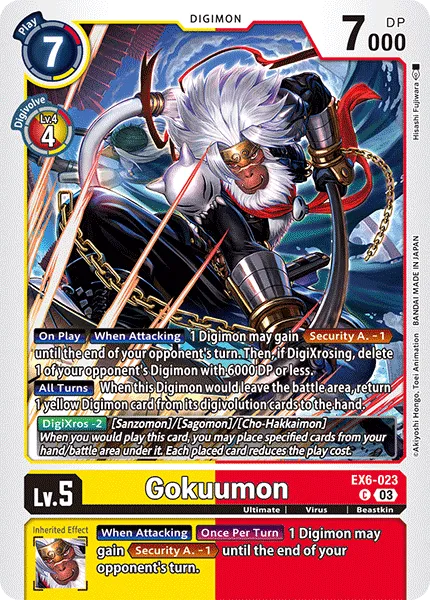 Gokuumon (EX6-023) card