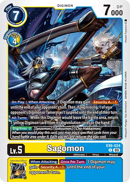 Sagomon (EX6-024) card