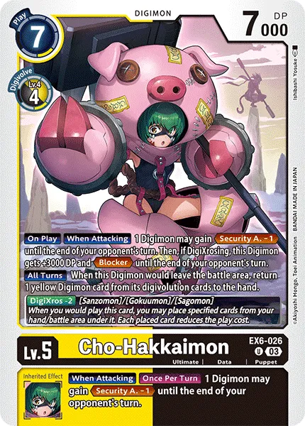 Cho-Hakkaimon (EX6-026) card