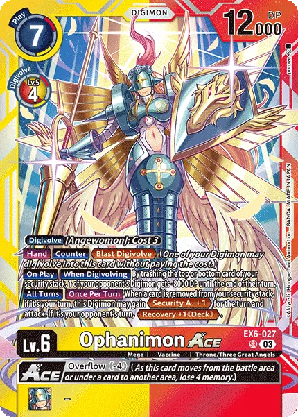 Ophanimon (EX6-027) card
