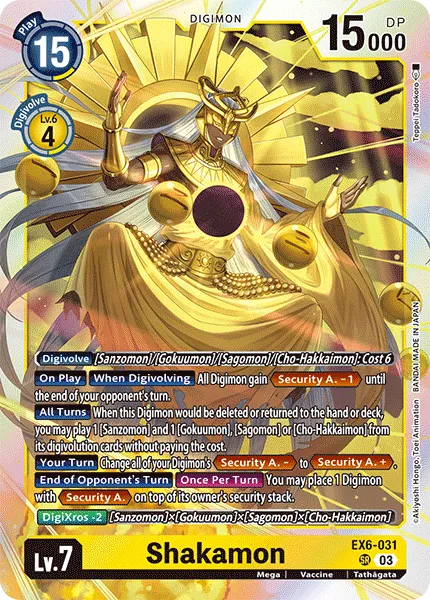 Shakamon (EX6-031) card