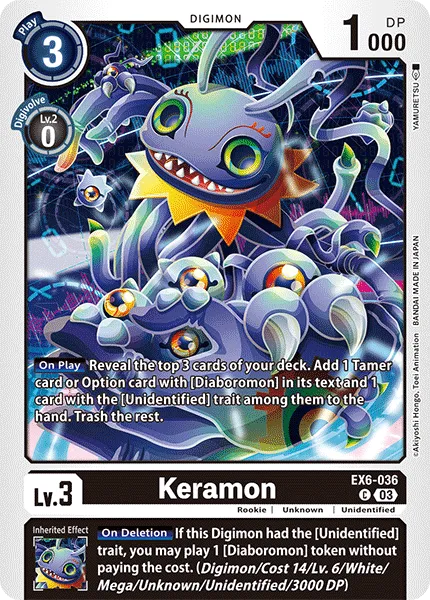 Keramon (EX6-036) card