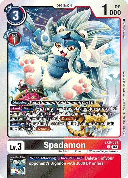 Spadamon (EX6-037) card