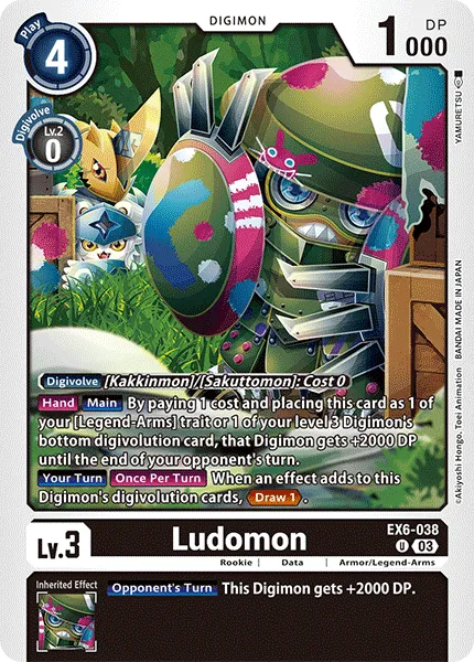 Ludomon (EX6-038) card