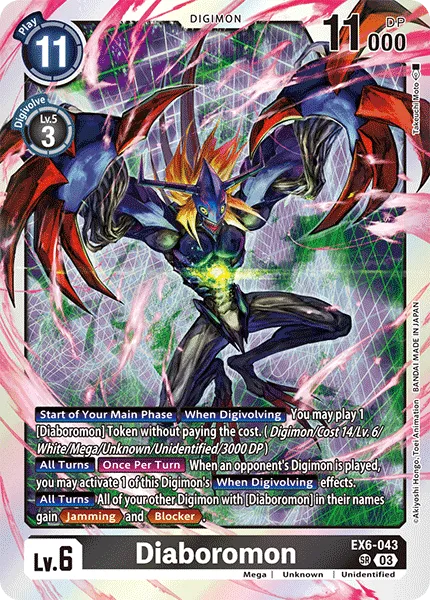 Diaboromon (EX6-043) card