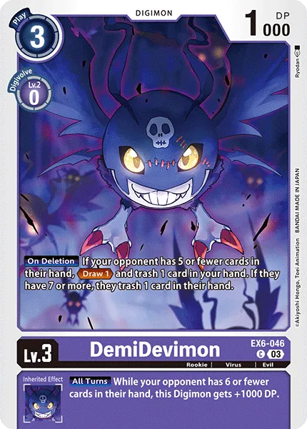 DemiDevimon (EX6-046) card