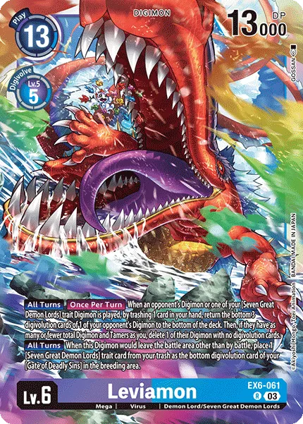 Leviamon (EX6-061) card