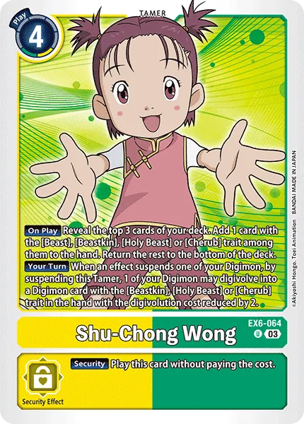 Shu-Chong Wong (EX6-064) card