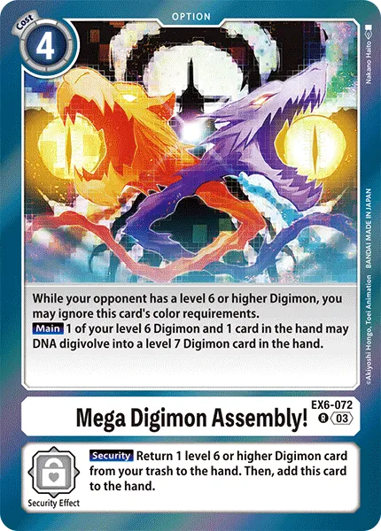 Mega Digimon Assembly! (EX6-072) card