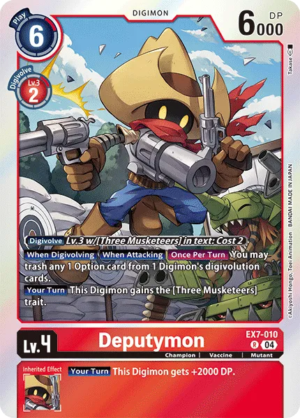 Deputymon (EX7-010) card