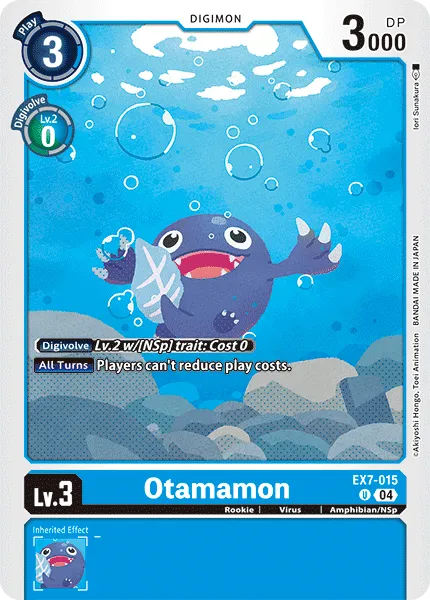 Otamamon (EX7-015) card