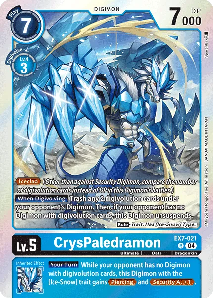 CrysPaledramon (EX7-021) card