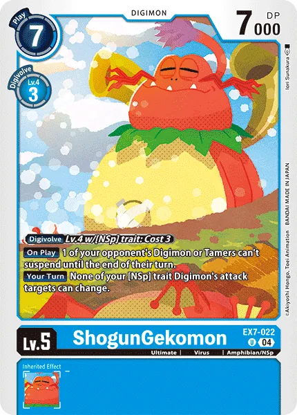 ShogunGekomon (EX7-022) card
