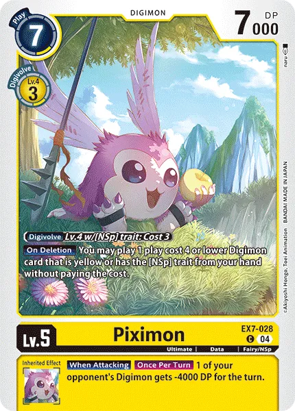 Piximon (EX7-028) card