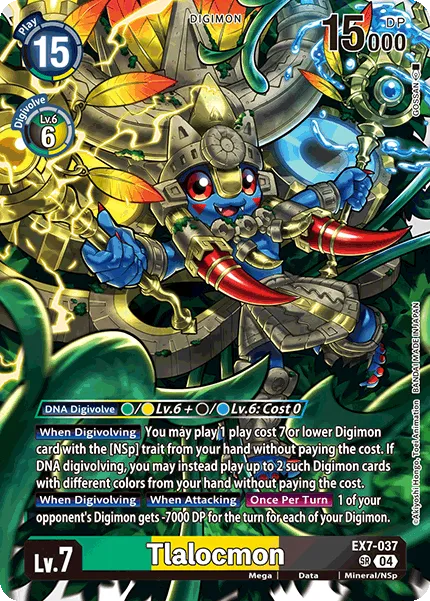 Tlalocmon (EX7-037) card