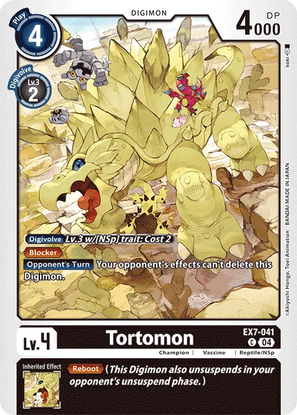 Tortomon (EX7-041) card