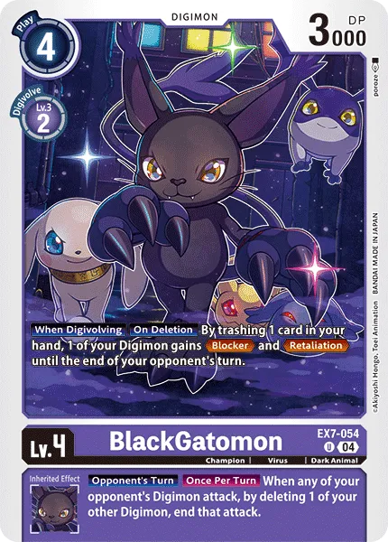 BlackGatomon (EX7-054) card