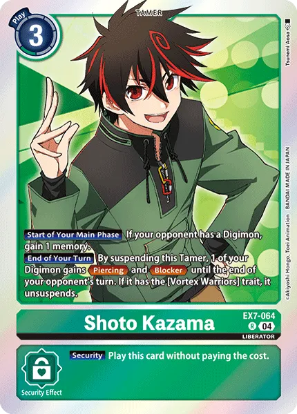 Shoto Kazama (EX7-064) card