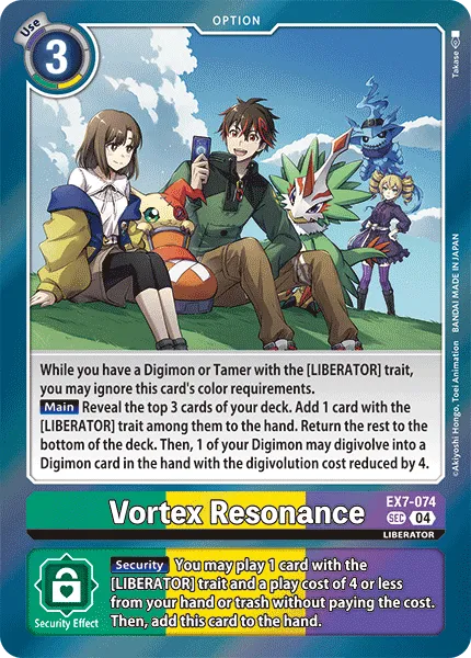 Vortex Resonance (EX7-074) card