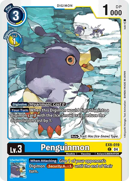 Penguinmon (EX8-019) card