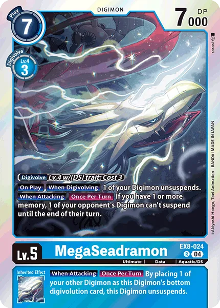 MegaSeadramon (EX8-024) card