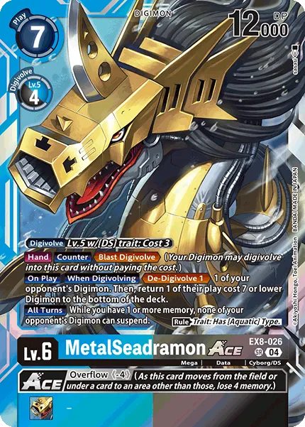 MetalSeadramon (EX8-026) card