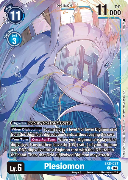 Plesiomon (EX8-027) card