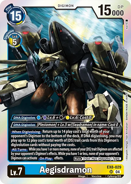 Aegisdramon (EX8-029) card