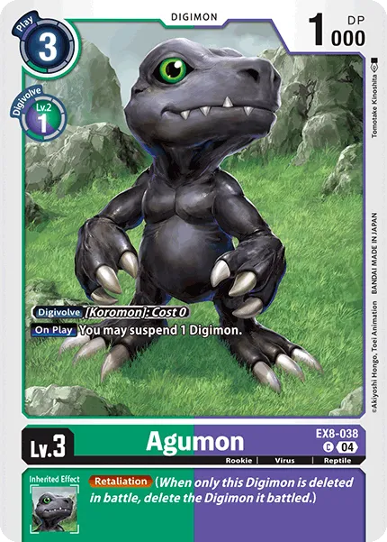 Agumon (EX8-038) card