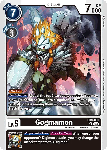 Gogmamon (EX8-050) card