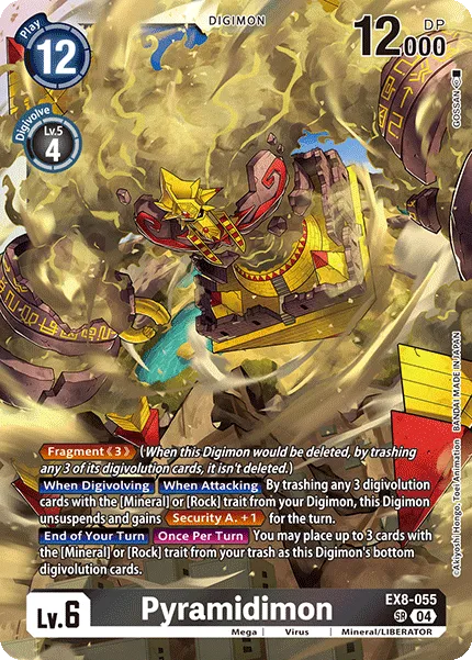 Pyramidimon (EX8-055) card
