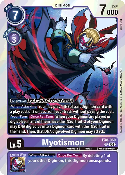 Myotismon (EX8-060) card