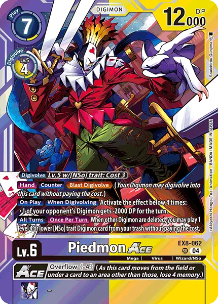 Piedmon (EX8-062) card