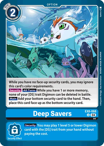 Deep Savers (EX8-068) card