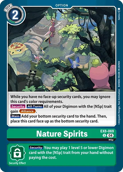 Nature Spirits (EX8-069) card