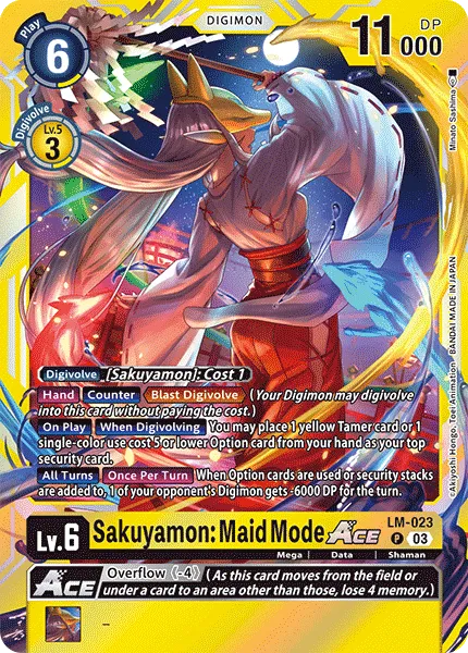 Sakuyamon: Maid Mode (LM-023) card