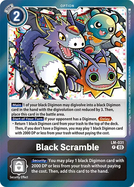 Black Scramble (LM-031) card