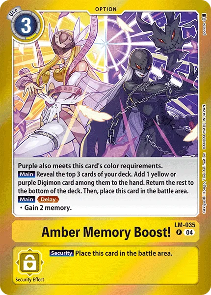 Amber Memory Boost! (LM-035) card