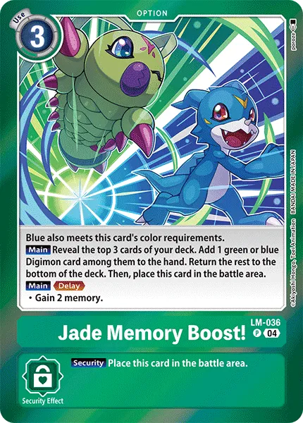 Jade Memory Boost! (LM-036) card