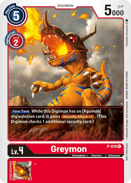Greymon (P-010) card