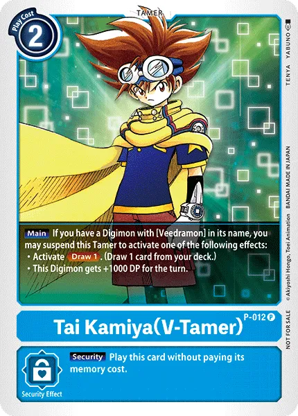 Tai Kamiya (V-Tamer) (P-012) card